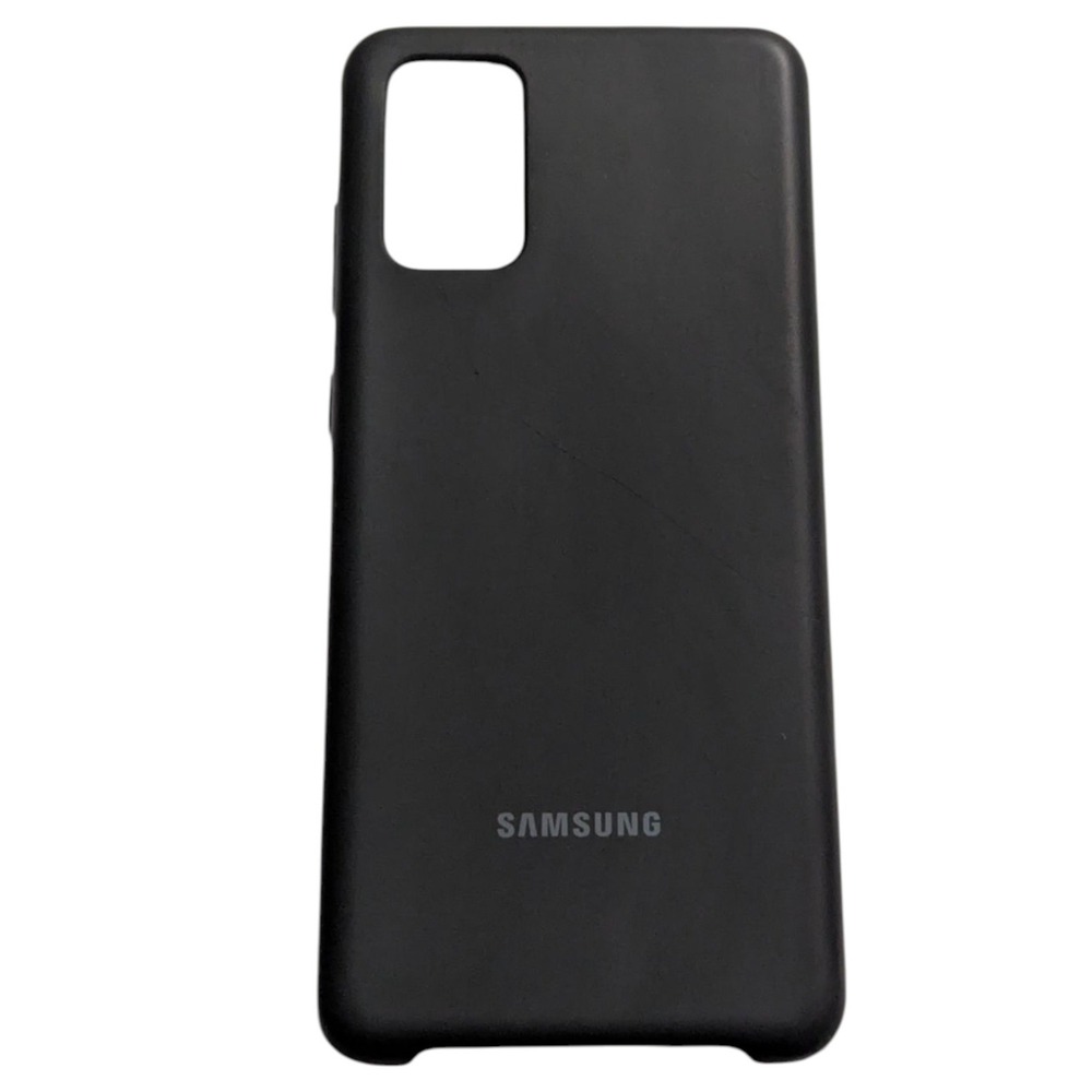 V4-U Samsung Silicone Back Cover For Samsung Galaxy S20+ In Black